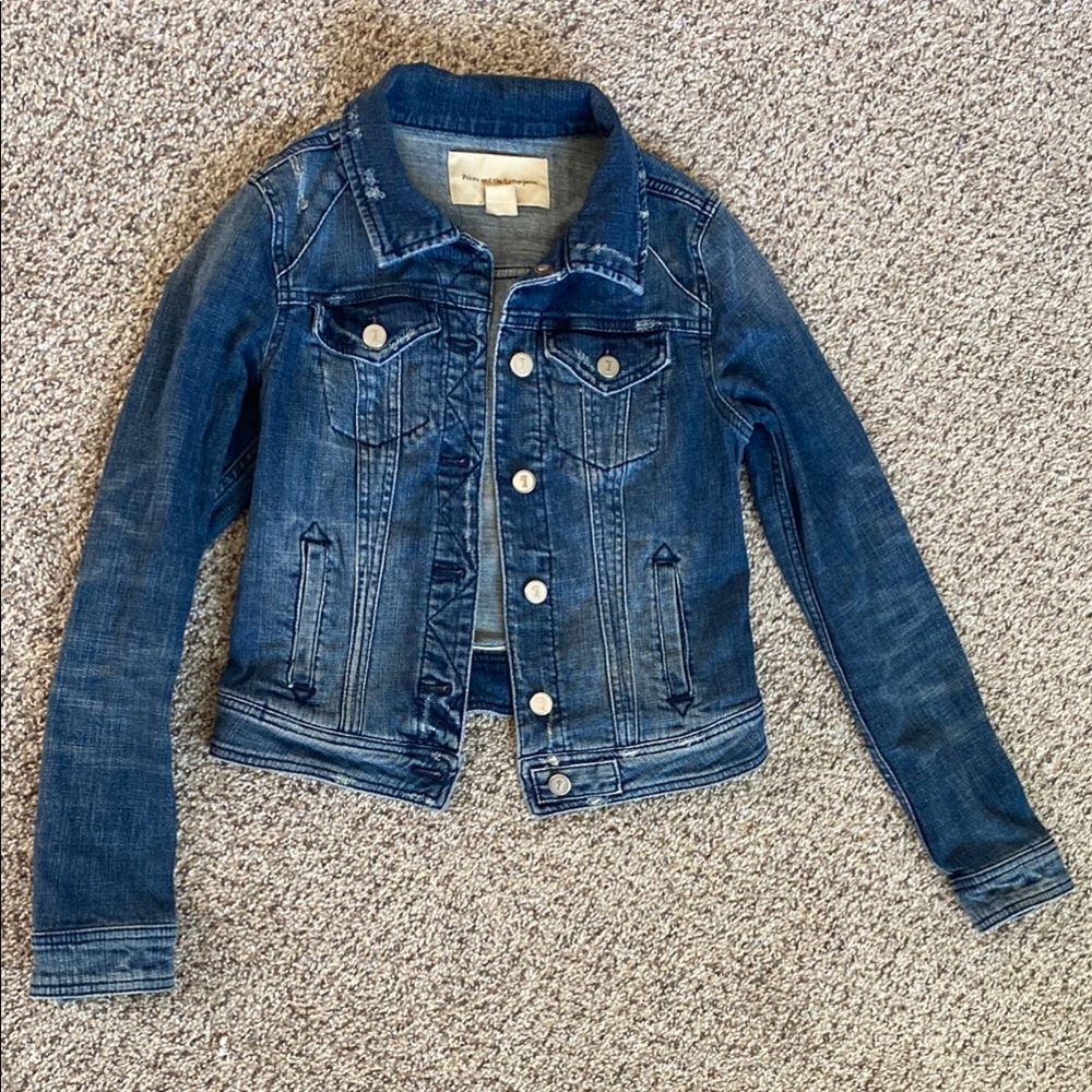 Anthropologie fitted  Denim Jacket
